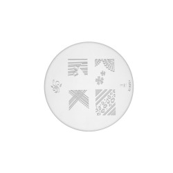 Zdobiaca platnička KONAD vzor M81