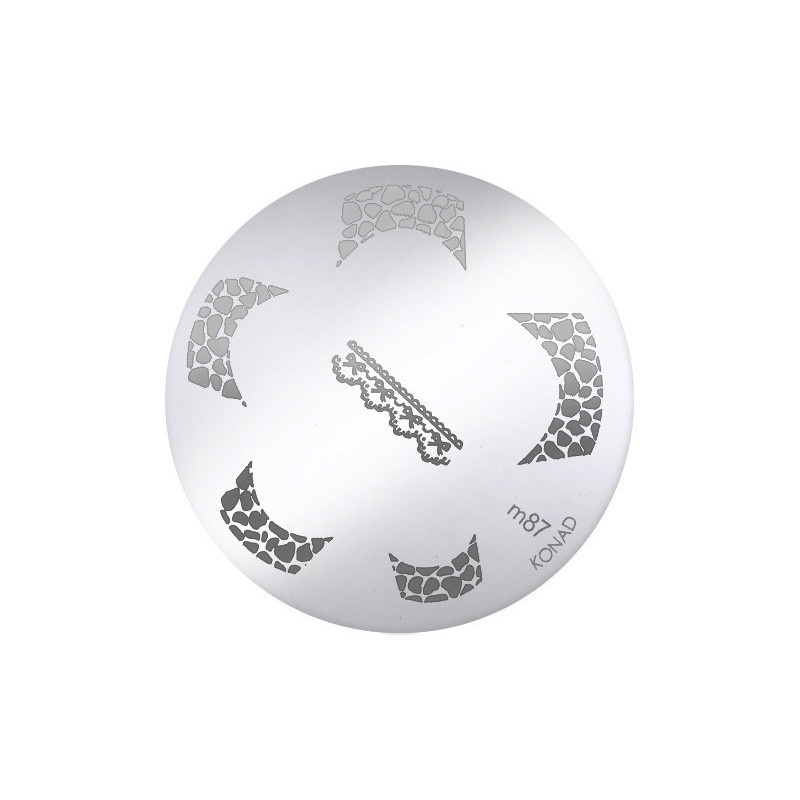 Zdobiaca platnička KONAD vzor M87