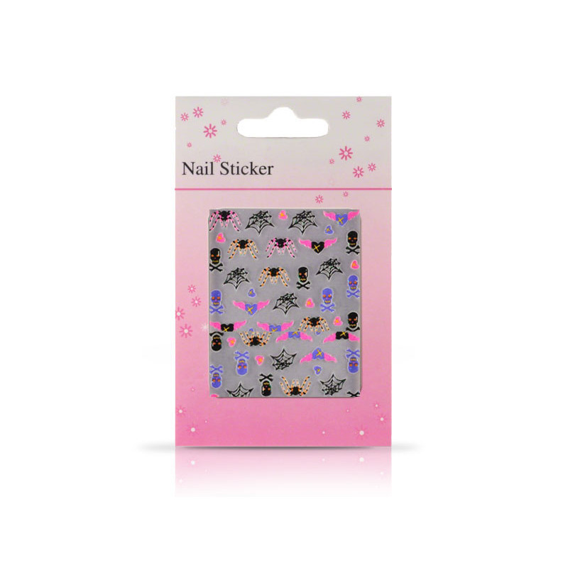 Halloween nálepky na nechty - mix 3