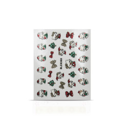 Vianočná nálepka na nechty 938