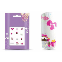 Vodolepka na nechty | Christmas Glitter Tattoo 17