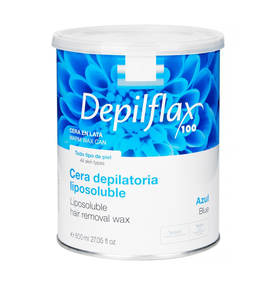 Depilačný vosk Depilflax plechovka 800ml azulénu