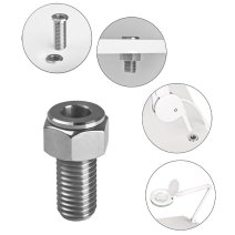 Držiak lampy na lupu z nerezovej trubice