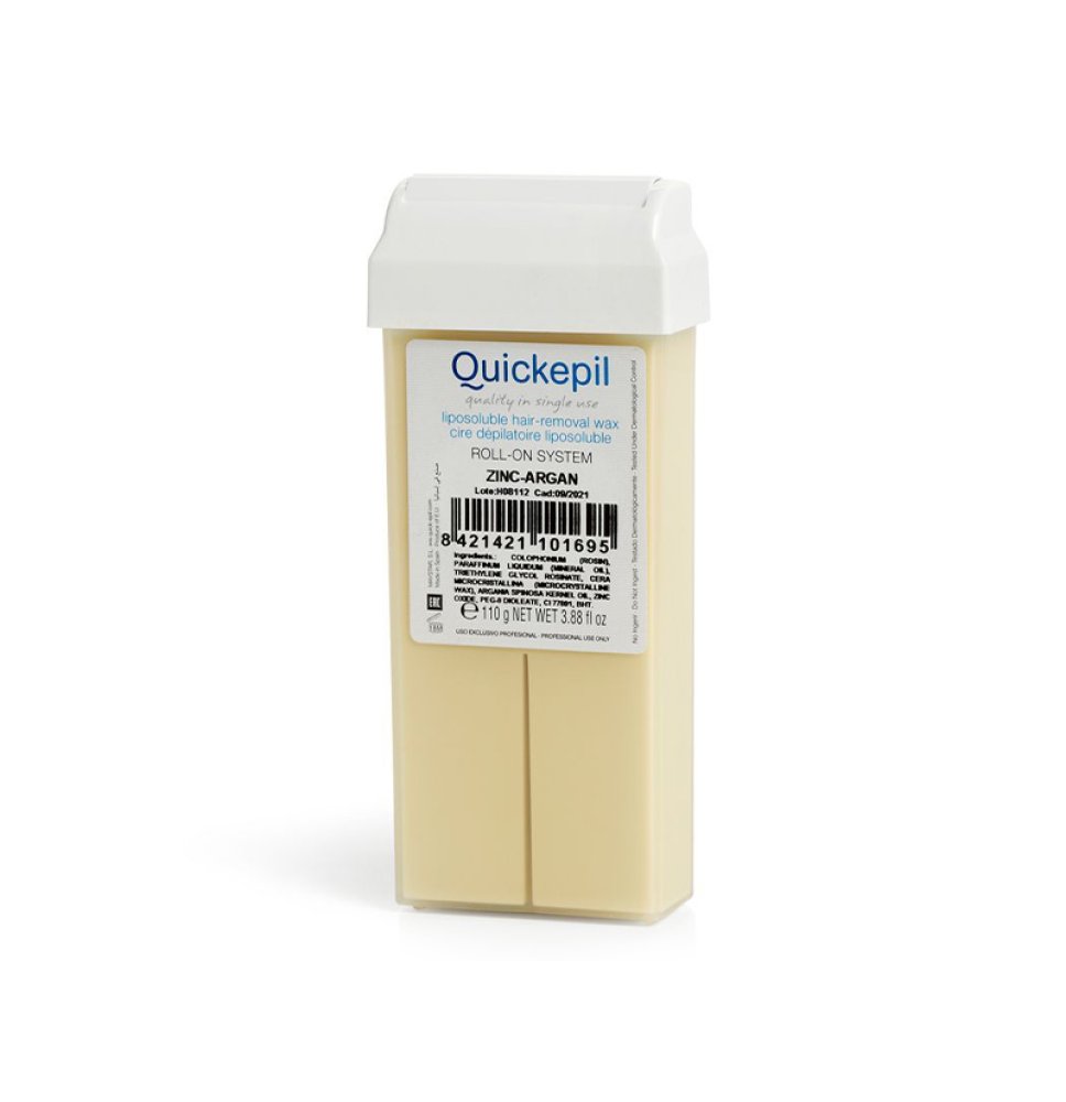 Quickepil depilačná vosková rolka zinkovo-arganová 110g