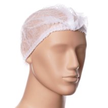 Jednorazová čiapka 100ks Biela