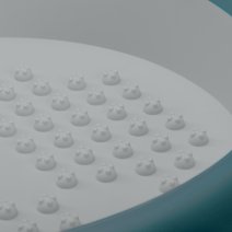 MISA NA PEDIKÚRU SKLADAČNÁ MODRÁ