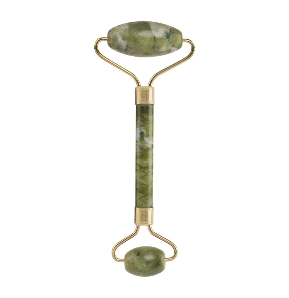 Masážny valček so zeleným nefritom