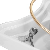 Gabbiano Head Spa 017 posteľ na umývanie vlasov hnedá