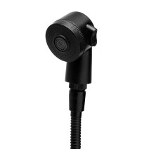 Čierne kadernícke slúchadlo