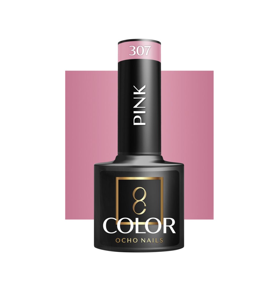 OCHO NAILS Hybridný lak na nechty ružový 307 -5 g