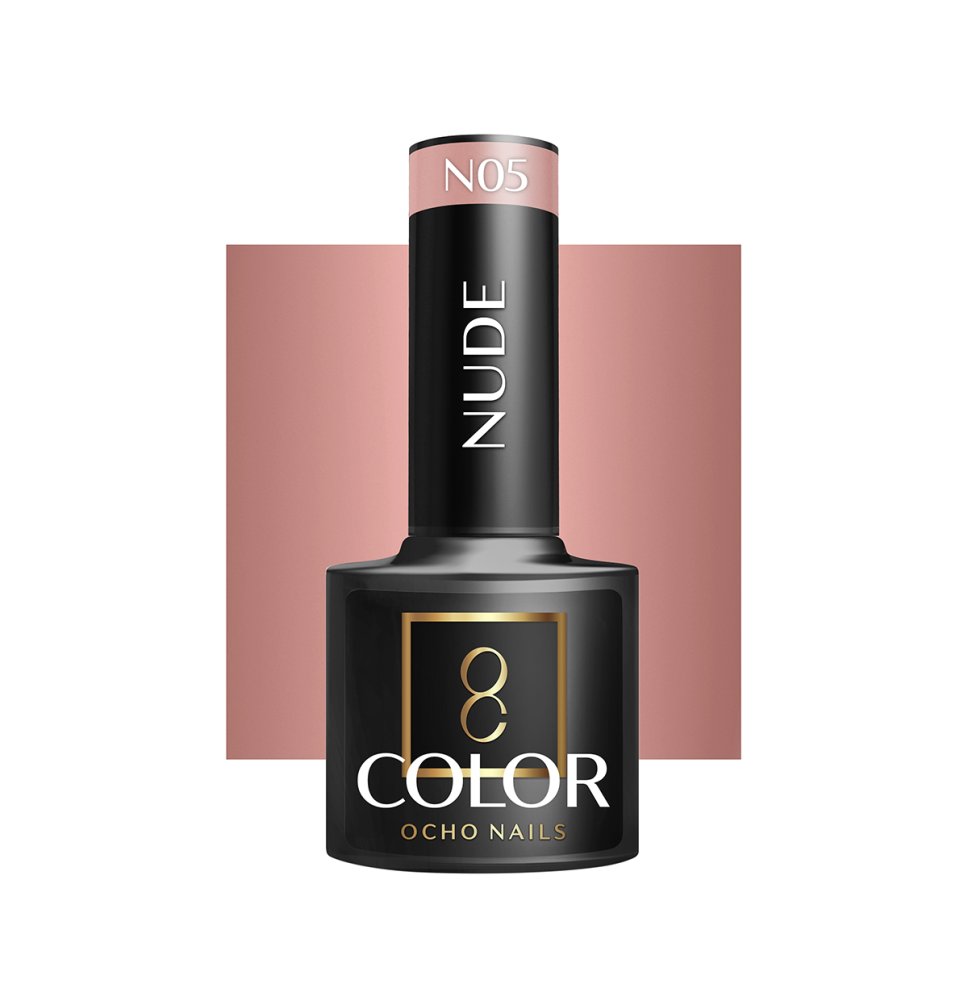 OCHO NAILS Hybridný lak na nechty nude N05 -5 g