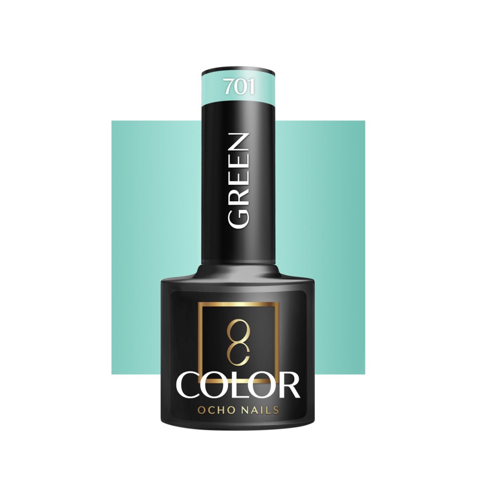 OCHO NAILS Hybridný lak na nechty zelený 701 -5 g