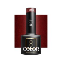 OCHO NAILS Hybridný lak na nechty červený 208 -5 g
