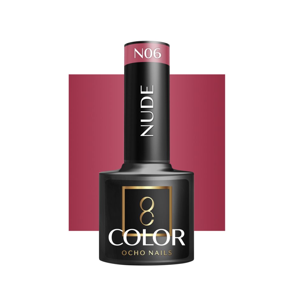 OCHO NAILS Hybridný lak na nechty nude N06 -5 g
