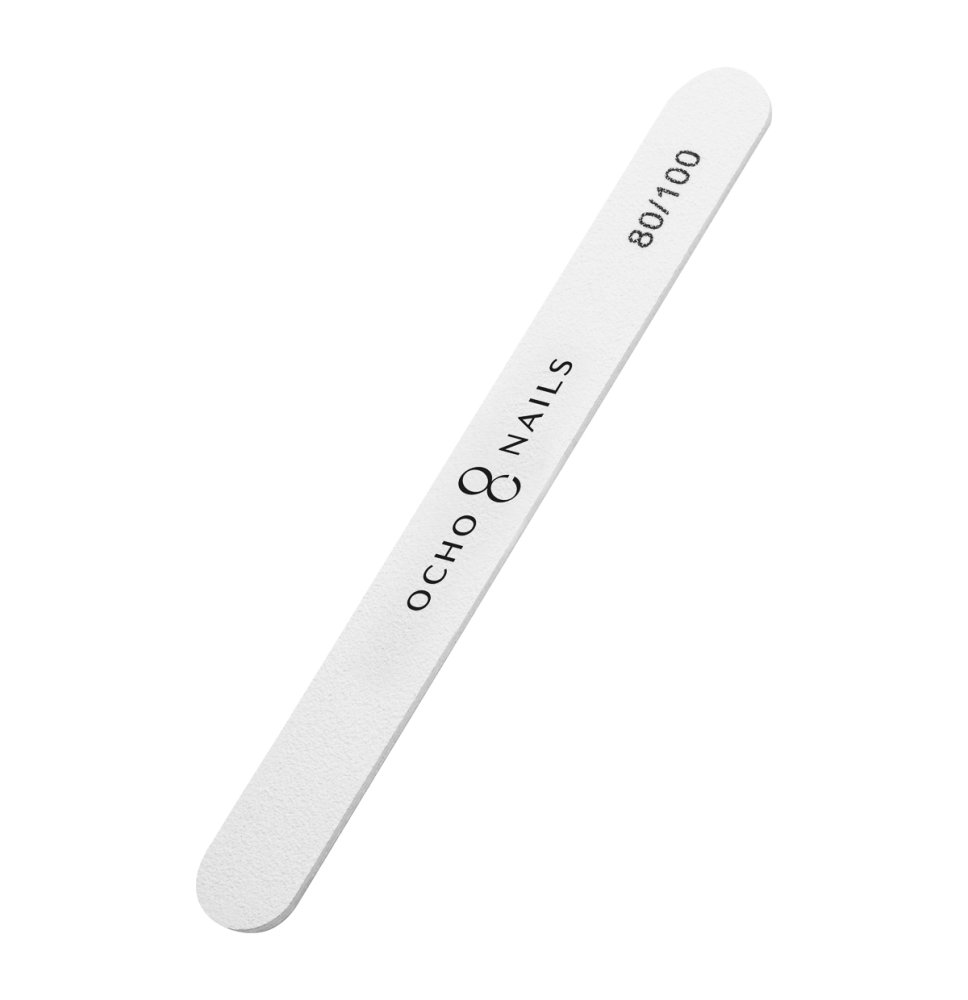 Ocho Nails pilník rovný 80/100 10 ks.