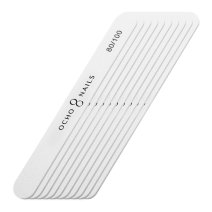 Ocho Nails pilník rovný 80/100 10 ks.