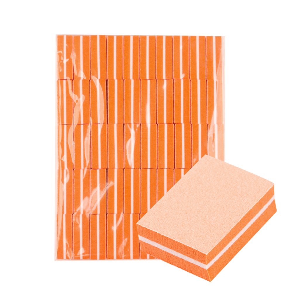 Ocho Nails Mini oranžový blok 50 ks prc