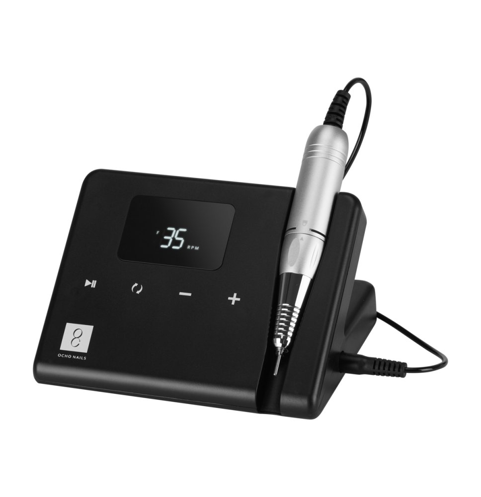 Čierna vŕtačka na nechty OCHO TECHNIC 65W