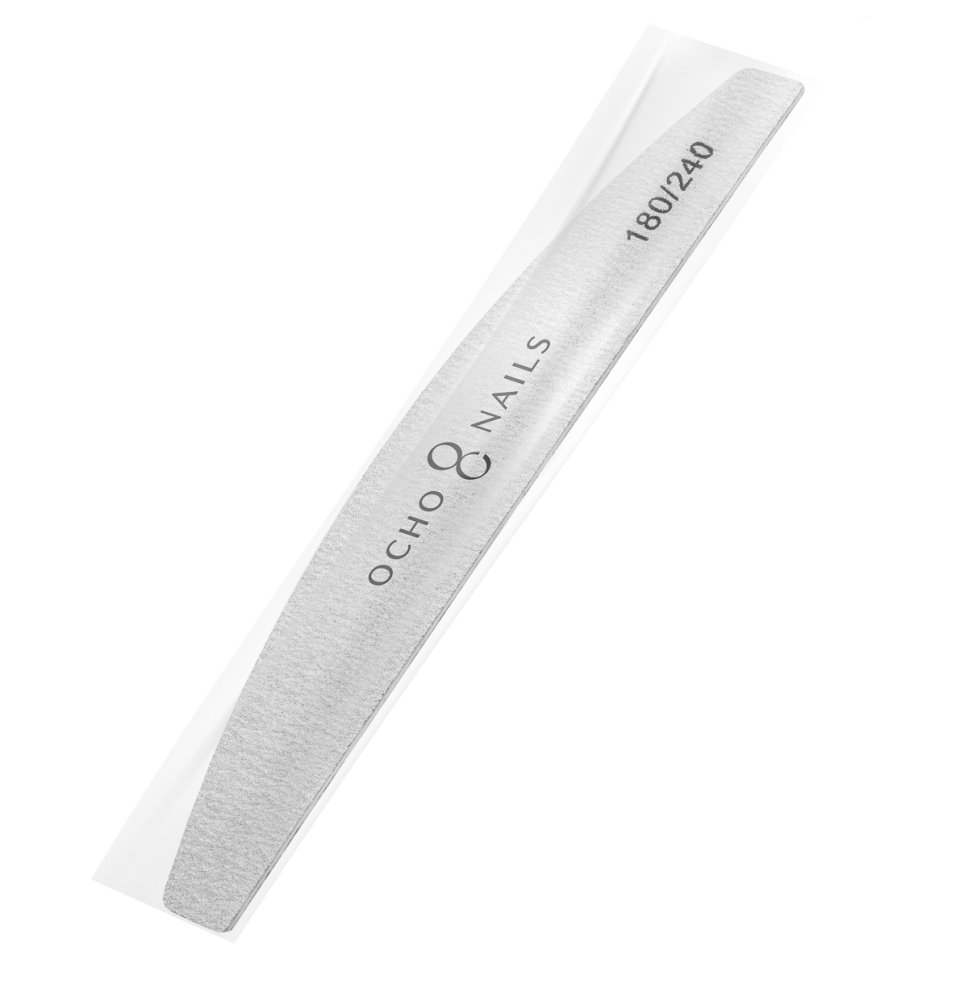 Ocho Nails pilník polmesiac slim 180/240 1 ks. bezpečné balenie