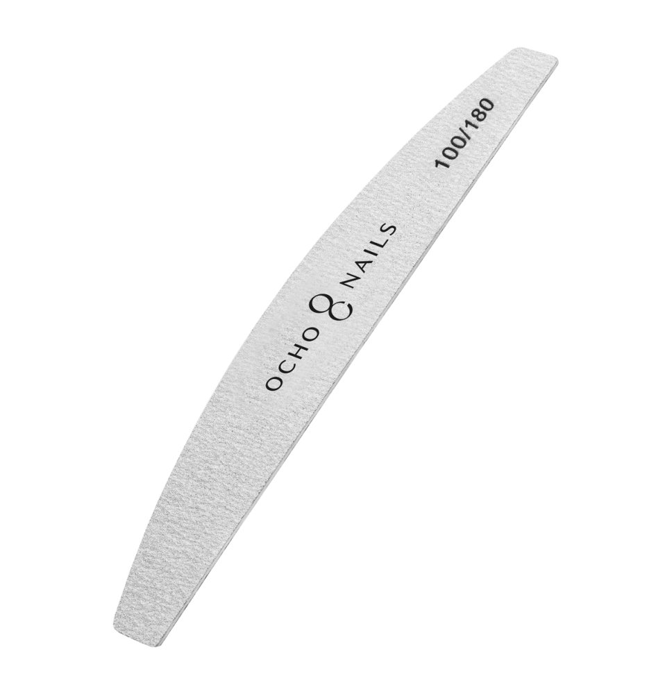 Ocho Nails pilník polmesiac slim 100/180 10 ks.