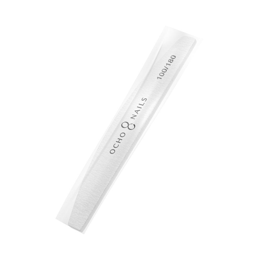 Ocho Nails pilník polmesiac 100/180 1 ks. bezpečné balenie
