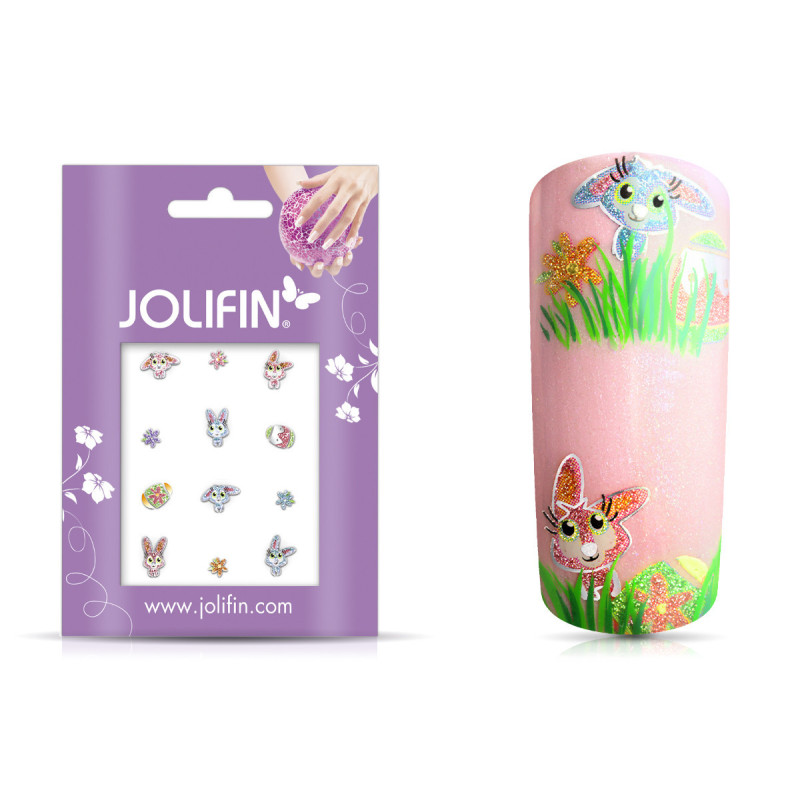 Nálepka na nechty - Veľkonočná 08