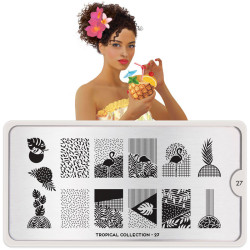 Pečiatkovacia doštička MoYou TROPICAL 27