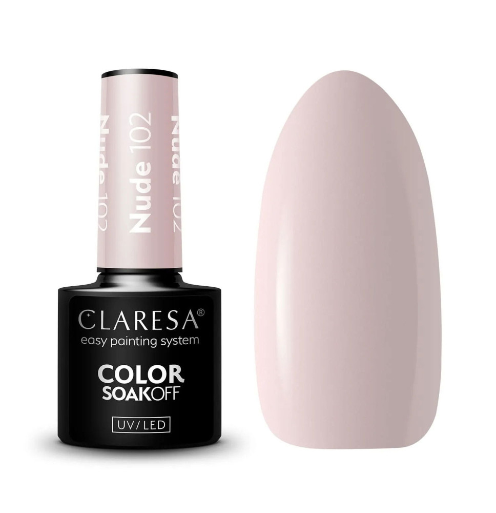 Gél lak CLARESA® Nude 102 5ml