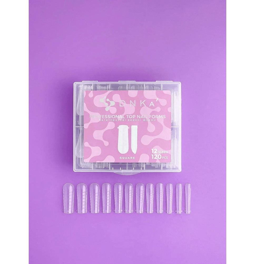 DNKa' Top Nail Formy štvorcové 120pcs