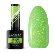 CLARESA BRUSH EASY GEL GLITTER PISTACHIO 5g