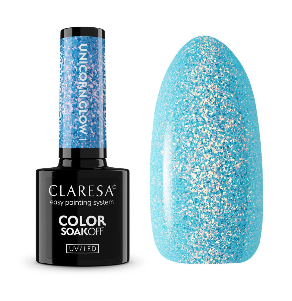 Gél lak CLARESA Unicorn Glow 1 5ml