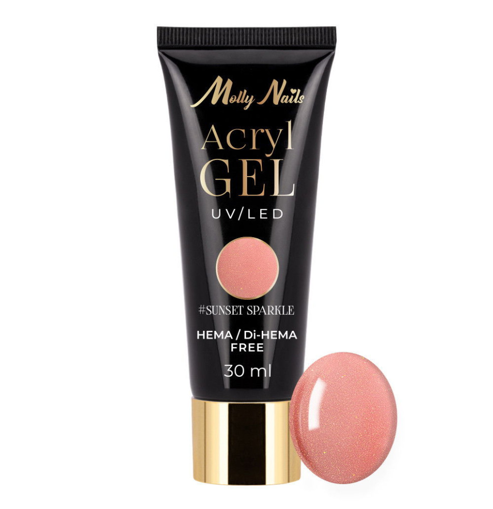 Molly Nails Acrygél - Sunset Sparkle 30ml
