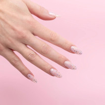 Semilac gél lak 925 Silver & Violet Drops 7ml