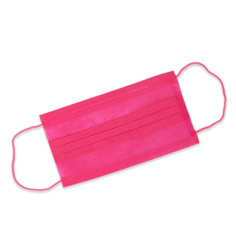 Ochranné kozmetické rúško -fuchsia 50 ks