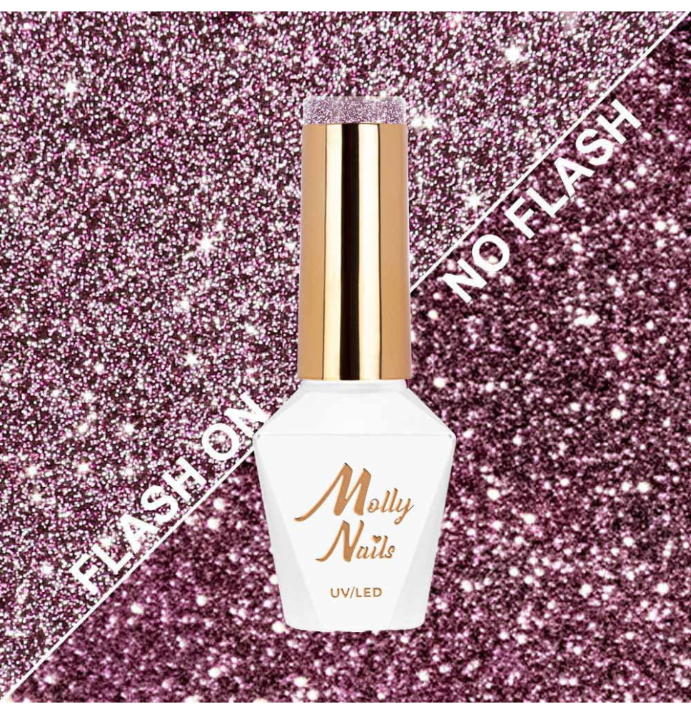 Molly Nails gél lak Flashing Lights Prestige HEMA/Di-HEMA Free 8g Nr 561