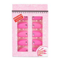 Svetlo ružové klipsy na odstránenie gél lakov 10ks