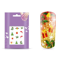 Vodolepka na nechty | Sweet Christmas Nailart Tattoo 19
