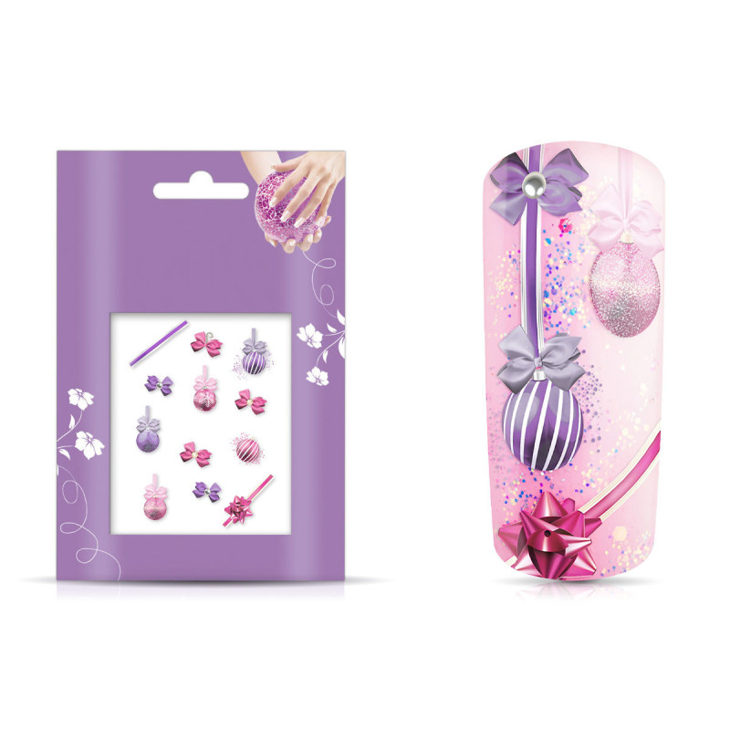 Vodolepka na nechty | Christmas Glitter Tattoo 11