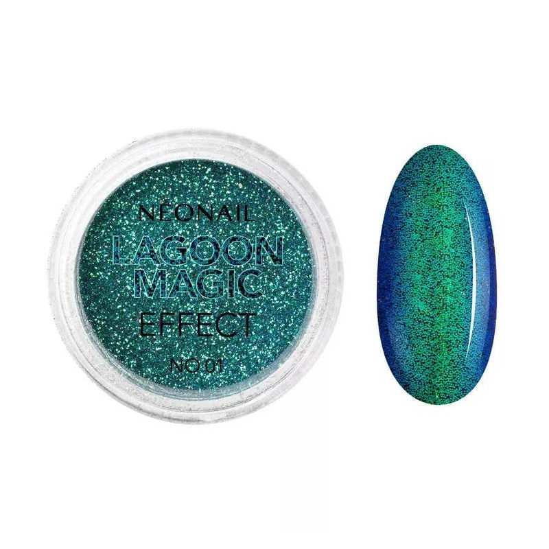 NeoNail Lagoon Magic Effect 01 prášok