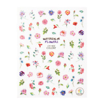 Samolepiace Nálepky na Nechty – Kvety CA-422