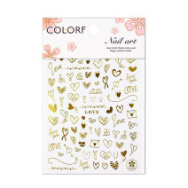 Samolepiace Valentínske Nálepky na Nechty CB-202