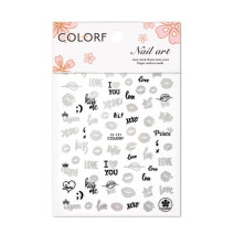 Samolepiace Valentínske Nálepky na Nechty CJ131