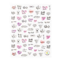 Samolepiace Valentínske Nálepky na Nechty CA621