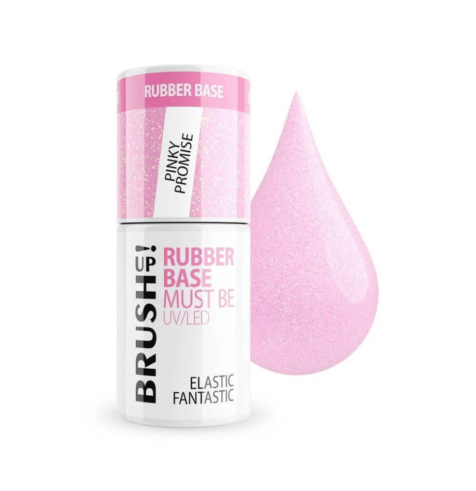 BRUSH UP! Rubber Báza Elastic Fantastic - Pinky Promise 5g
