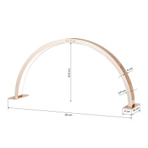 Manikúrna lampa GLOW ARCHE II zlato medená