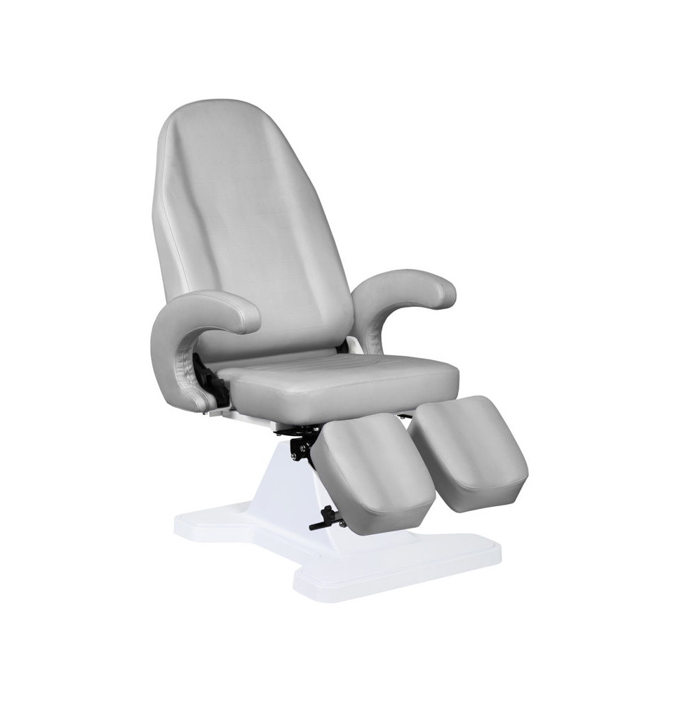 112 hydraulické podologické kreslo, sivá