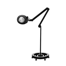 Elegante 6025 60 LED SMD 5D Čierna lampa s lupou so statívom