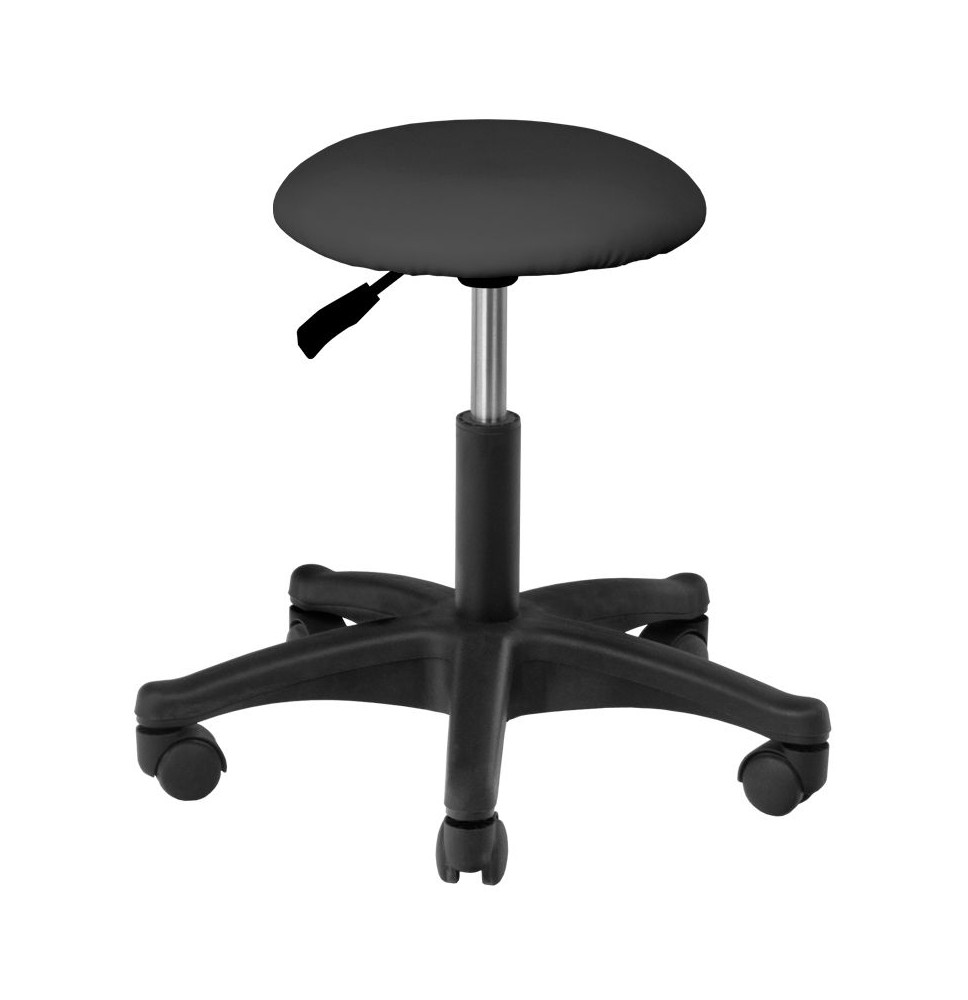 Kozmetická taburetka am-312 čierna