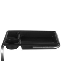 Pomocník - stolička na pedikúru 16 plus čierno/biela