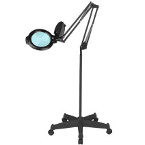 Moonlight 8013/6" čierna LED lampa s lupou so statívom